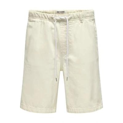 Bild av Only &amp; Sons Onsfade Shorts, Storlek: XL, Ecru