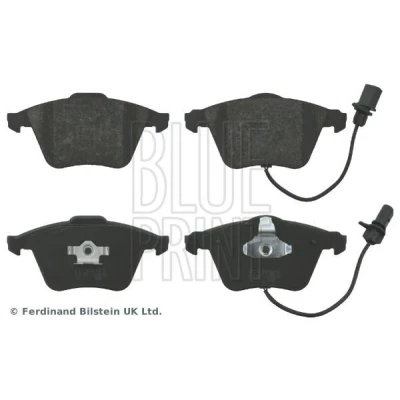 Bild av BLUE PRINT ADV184230 Jeu de plaquettes frein Essieu Avant contact signal d&#039;usure inclus avec clip piston AUDI: A6 C6 Avant, A4 B7
