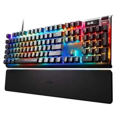 Bild av SteelSeries Apex Pro hypermagnetiskt gamingtangentbord Världens snabbaste tangentbord Justerbar aktivering OLED skärm RGB USB C genomföring Nordisk QWERTY Layout