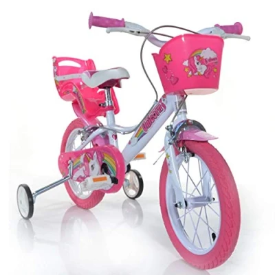 Bild av Dino Bikes 144R UN Barncykel, Vit, Rosa