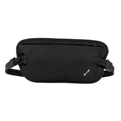 Bild av Pacsafe CoverSafe V100 stöldskydd RFID blockerande pengabälte, svart, 26 cm, pengabälte