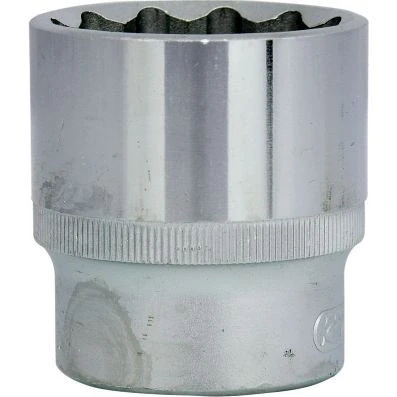 Bild av KS TOOLS 911.1587 Clé à douille DIN3120, ISO1174, DIN3124, ISO2725 1 32.0 Acier chrome vanadium dodécagonal moleté