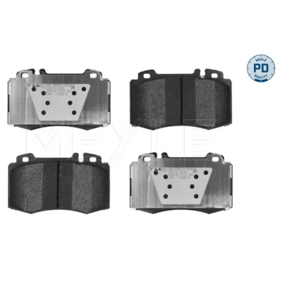 Bild av MEYLE 025 237 4517/PD Jeu de plaquettes frein PD Quality Essieu avant préparé pour indicateur d&#039;usure avec tôle anti bruit