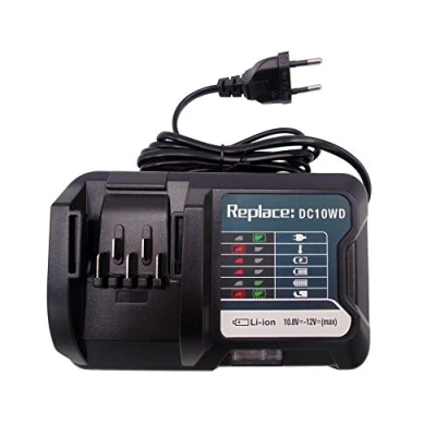 Bild av Ersättningsladdare för Makita laddare 10,8 V 12 DC10WD DC10SB DC10WC kompatibel med batteri BL1015 BL1016 BL1021B BL1041B BL1020B BL1040B