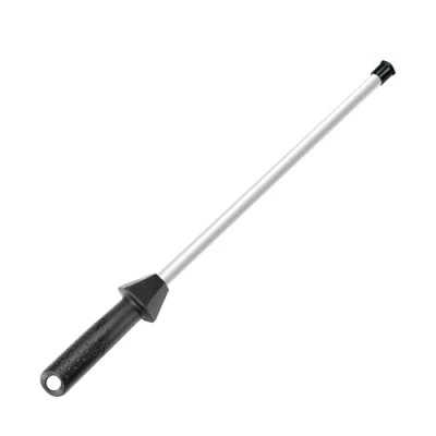 Bild av Sharpeak total längd 45 cm/stavlängd 30 cm keramiskt slipstål stång med inbyggd vinkelstyrning och brottskydd, för knivar, slipstål, knivslipstål, knivstål