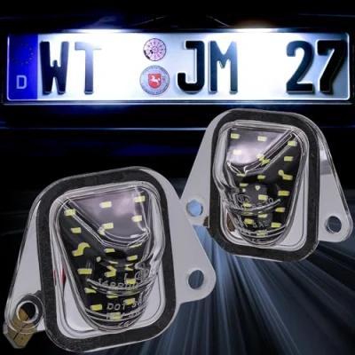 Bild av RECAMBO LED registreringsskyltbelysning kompatibel med Chevrolet Suburban GMT 931 BJ 20072014 CAN Bus felfri SMD effektiv låg strömförbrukning hög ljusstyrka enkel montering