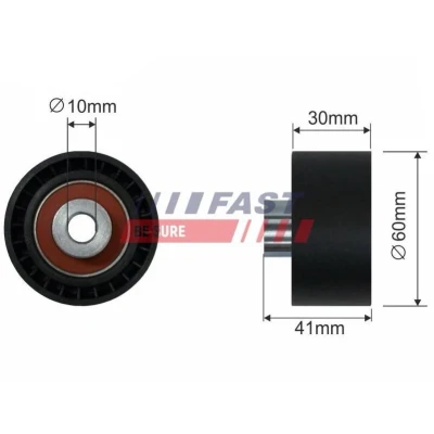 Bild av FAST FT44100 Poulie tendeur, courroie crantée PEUGEOT: 208 I 3/5 portes, 308 II 2008 Break, CITROËN: C3 II, C4 5 DS3 3 portes