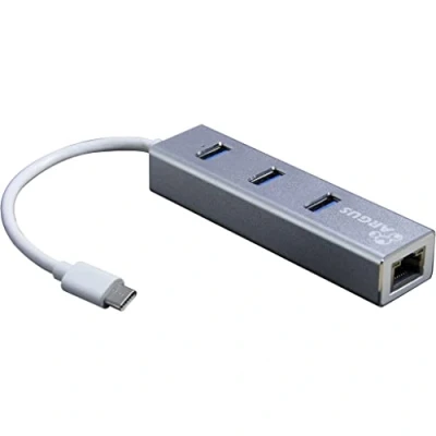 Bild av Inter Tech Argus IT 410 S USB Hub 3 porte Silver