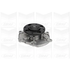 Bild av GRAF PA991 Pompe à eau avec joint d&#039;étanchéite mécanique Tôle d&#039;acier pour système dentrainement courroie trapézoïdale nervures OPEL: Signum CC