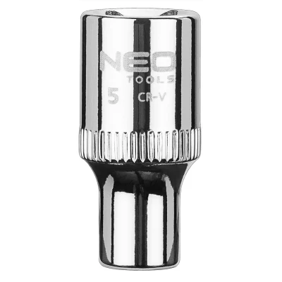 Bild av NEO TOOLS 08 222 Clé à douille 1/4 3124 5 mm Acier chrome vanadium SuperLock