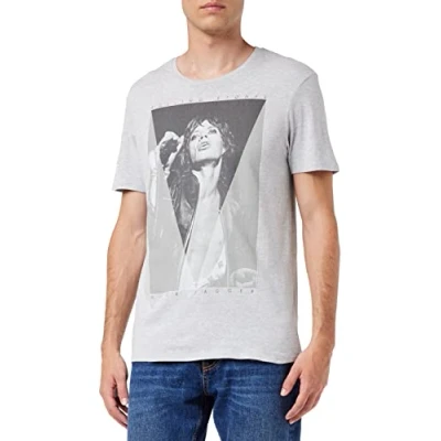 Bild av cotton division MEROLLITS016 T shirt, grå melange, S herr