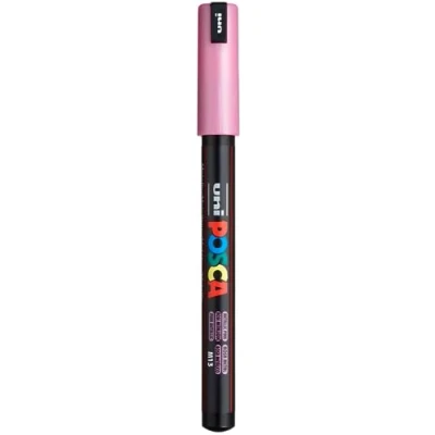 Bild av uni Ball POSCA Ultra Fine Bullet Tip Marker metallisk rosa