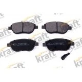 Bild av KRAFT 6003322 Jeu de plaquettes frein Essieu avant contact signal d&#039;usure inclus FIAT: Stilo 3/5 portes, BRAVO 2, Grande Punto portes
