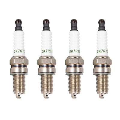 Bild av 4 Bitar TORCH DK7RTC Tändstift ersättande NGK DCPR7E Tändstift, för BOSCH YR7DC+ CHAMPION 809/8809/OE083/RA6HC/RA8HC DENSO IXU22/VXU22/XU22EPR U/XU22TT OEM