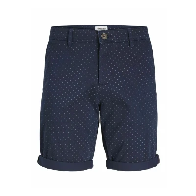 Bild av Jack &amp; Jones Print Shorts, Storlek: Small, Navy blazer 1