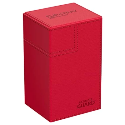Bild av Ultimate Guard Flip`n`Tray 80+ XenoSkin Monocolor Red