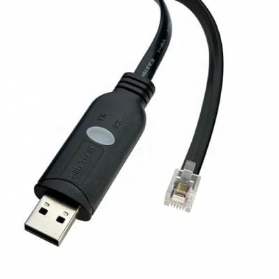 Bild av DSD TECH SH RJ12B USB till RJ12 RJ11 6P4C RS232 seriekabel (svart) 5,9 fot