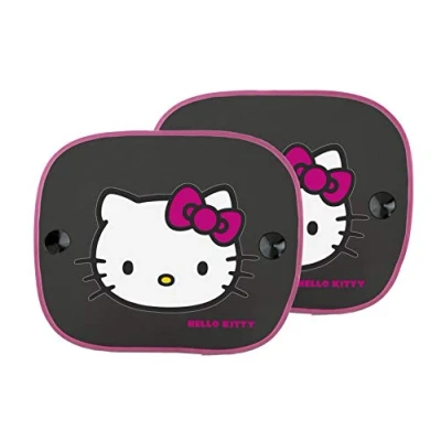 Bild av HELLO KITTY KIT3014 Pare soleil vitre automobile noir, rose