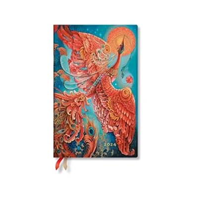 Bild av Firebird (Birds of Happiness) Maxi 12 month Dayplanner 2024