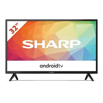Bild av SHARP 32FG6EA Android Smart TV 81 cm (32 tum), röststyrning via Google Assistant, Chromecast, Bluetooth, 2X HDMI, USB, Dolby Audio, Active Motion 400, svart