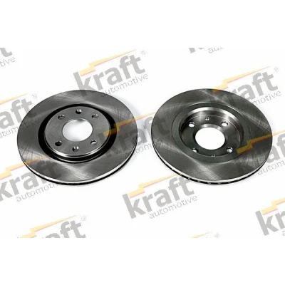 Bild av KRAFT 6045920 Disque de frein 266, 266,0 20,5 4 ventilé PEUGEOT: 206 3/5 portes, 306 Partner I Combispace, CITROËN: Xsara 5 portes