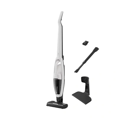Bild av Electrolux Skaftdammsugare Clean 500 ES52CB18SH, 2 1 enhet, Ergonomisk design, LED lampor, 58% Återvunnen plast, 45 minuter driftstid, Med laddställ, Självstående, 3.05 kg, 79 dB, Shell White