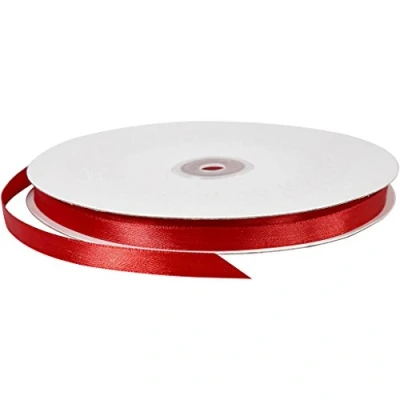 Bild av Creativ Company Satin ribbon Red 100m