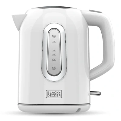 Bild av Black &amp; Decker Vattenkokare Kettle 1.7L White Vit 2200 W