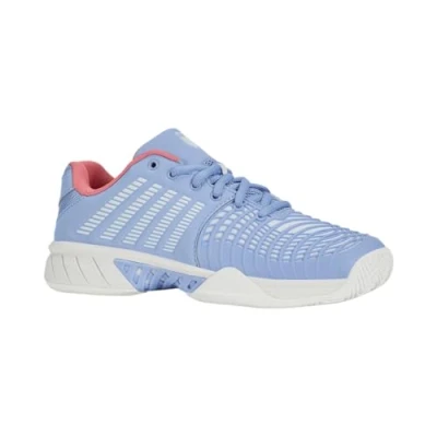 Bild av K SWISS Express Light 3 All court tennisskor, Storlek: 39.5, White/strawberry/ice Konstmaterial/textil