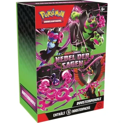 Bild av Pokémon samlarkortspel: Boosterbundle Karmesin &amp; Purpur Dimma of Sagen (6 boosterförpackningar)