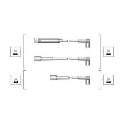 Bild av MAGNETI MARELLI 941319170020 Jeu De Fils d&#039;Allumage OPEL: Astra F CC, Corsa A Ascona C Berline