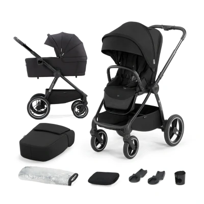 Bild av Kinderkraft NEA 2 in 1 Duovagn, Midnight Black
