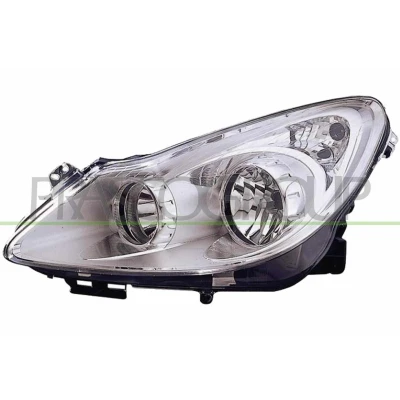 Bild av PRASCO OP0344904 Phares gauche H7, H1 chrome sans commande pour correcteur de site projecteur OPEL: Corsa D 3/5 portes