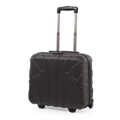 Bild av Suitline Koffer i 3 Größen, Vagnset Rollkoffer Hartschalen Reisekoffer (55 cm, 66 76 cm) Zwillingsrollen, 15 Verschiedene Farben, titan, 38 Pilotfodral