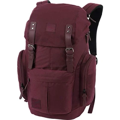 Bild av Nitro Daypacker vardagsryggsäck i retrolook med vadderat laptopfack, skolryggsäck, vandringsryggsäck eller streetpack, 32 l, Grön (Waxed Lizard), Einheitsgröße, Ryggsäck