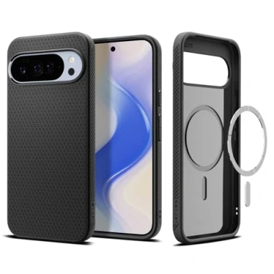 Bild av Spigen Liquid Air MagFit Case för Google Pixel 10 Pro XL, Kompatibel med MagSafe [2025 Ny funktion] Svart