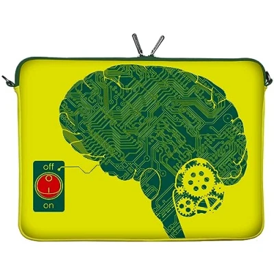 Bild av DIGITTRADE LS166 17 IT hjärndesigner notebook fodral för bärbar dator 17,3 tum (43,9 cm) stor neoprenväska