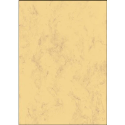 Bild av Sigel DP553 marmorerat skrivpapper, A4, 200 gsm dubbelsidigt, sandbrun, 50 ark