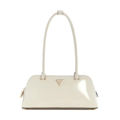Bild av Guess Arnela Shoulder Satchel Handväska, Storlek: One Size, Bone