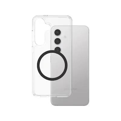 Bild av CARE by PanzerGlass Flagship Case Transparent Urban Combat w. Black QI Compatible Samsung Galaxy S25+