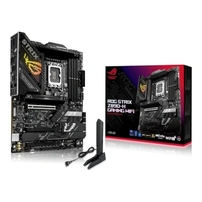 Bild av ASUS ROG STRIX Z890 H GAMING WIFI Moderkort Intel LGA1851 socket DDR5 RAM ATX