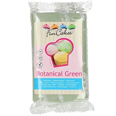 Bild av UTFÖRSÄLNING FunCakes Botanical Green Sockerpasta 250g, Fondant Ljusgrön