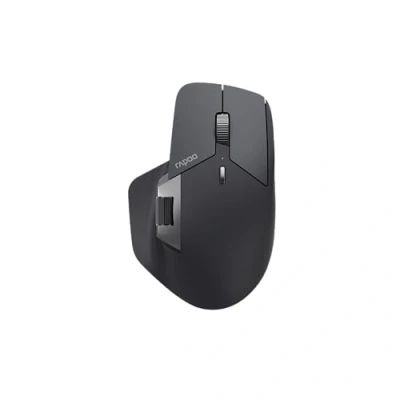 Bild av Rapoo MT760M trådlös mus 4000 DPI sensor miljövänligt uppladdningsbart batteri ergonomisk PC och Mac gråsvart