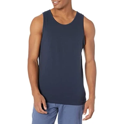Bild av Amazon Essentials Men&#039;s Linne smal passform, Marinblå, XL