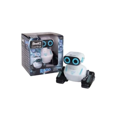 Bild av Revell Control 24702 RC Robot Rob E I programmerbara funktioner LED lampor och ljud med exakt infraröd kontroll 37 cm lång