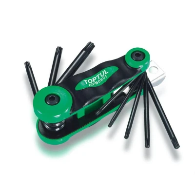 Bild av TOPTUL AIFB0801 Ensemble de tournevis coudés T9, T10, T15, T20, T25, T27, T30, T40