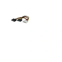 Bild av Wentronic HDD 2 in 1 S ATA SlimLine kabel 0,3 m, röd/svart
