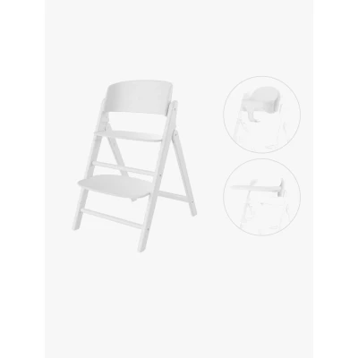 Bild av Cybex Click &amp; Fold Matstol 3 in 1, All White
