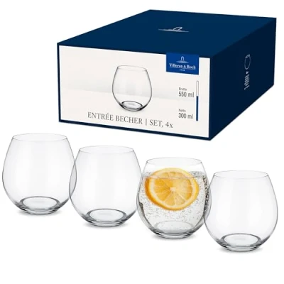 Bild av Villeroy &amp; Boch Entrée vattenglas set om 4, 570 ml, kristallglas, klar
