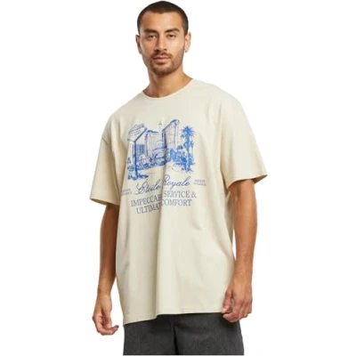 Bild av Mister Tee Tshirt med print, Storlek: XL, Sand